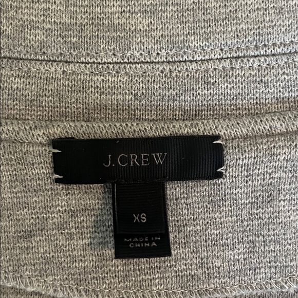 J.Crew | Sophie Open Front Sweater Blazer Heather Gray Size XS Classic J0244 - Picture 7 of 10